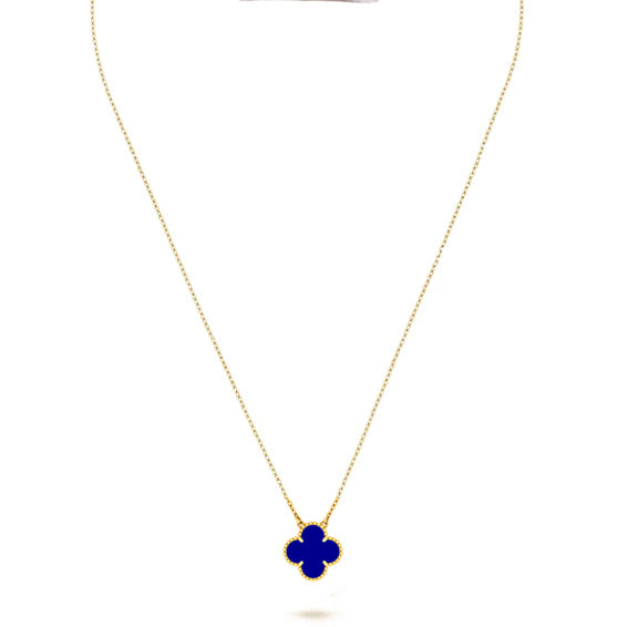 Blue Van Cleef Necklace Earrings Set