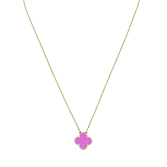 Purple Van Cleef Necklace by FOGLIAS LONDON