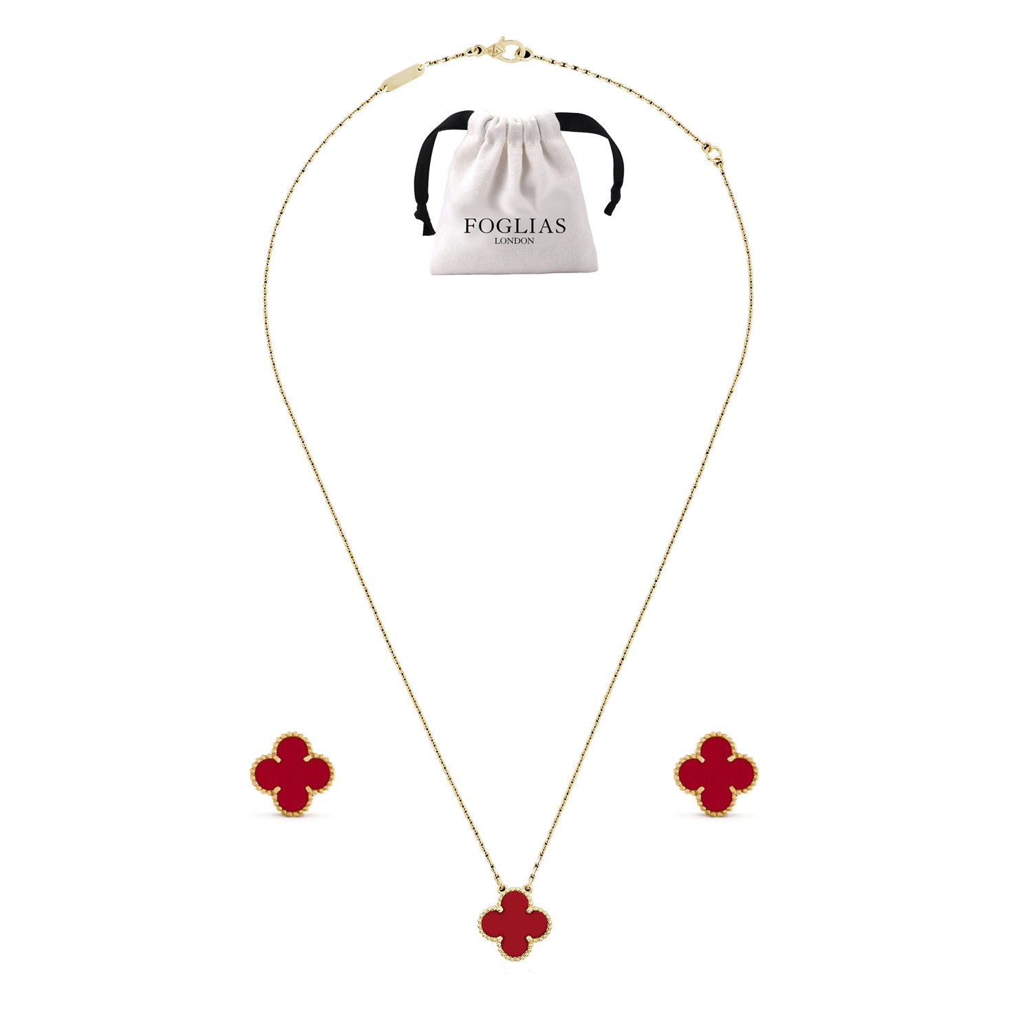 Red Clover offers Necklace and Earrings