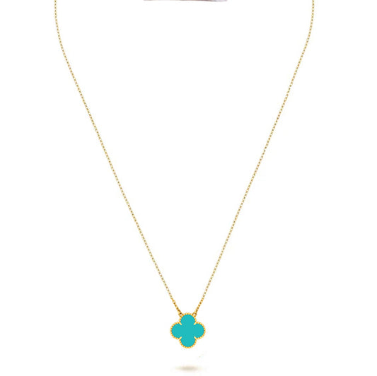Turqoise Green Van Cleef Necklace by FOGLIAS LONDON