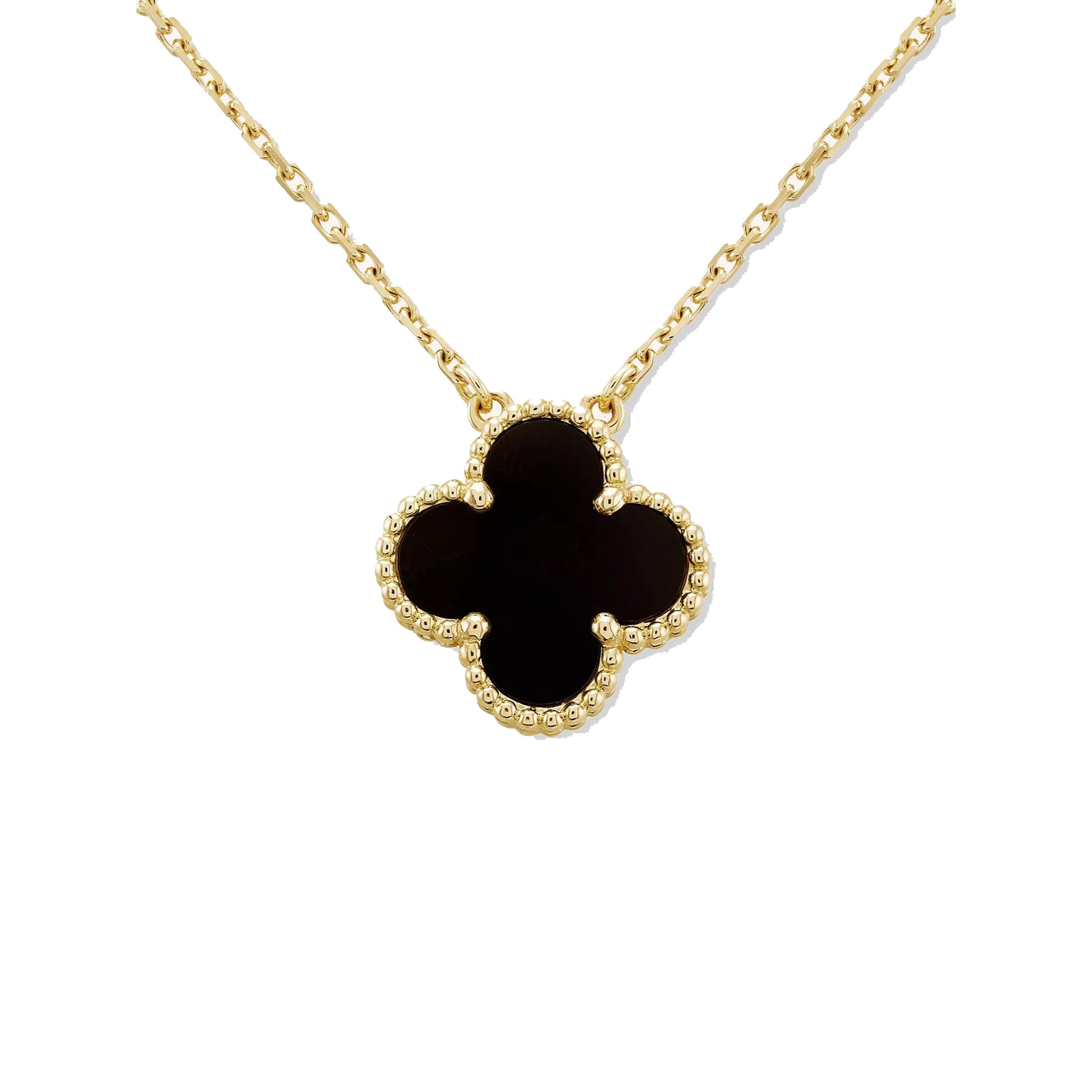 BLACK VAN CLEEF NECKLACE by FOGLIAS LONDON