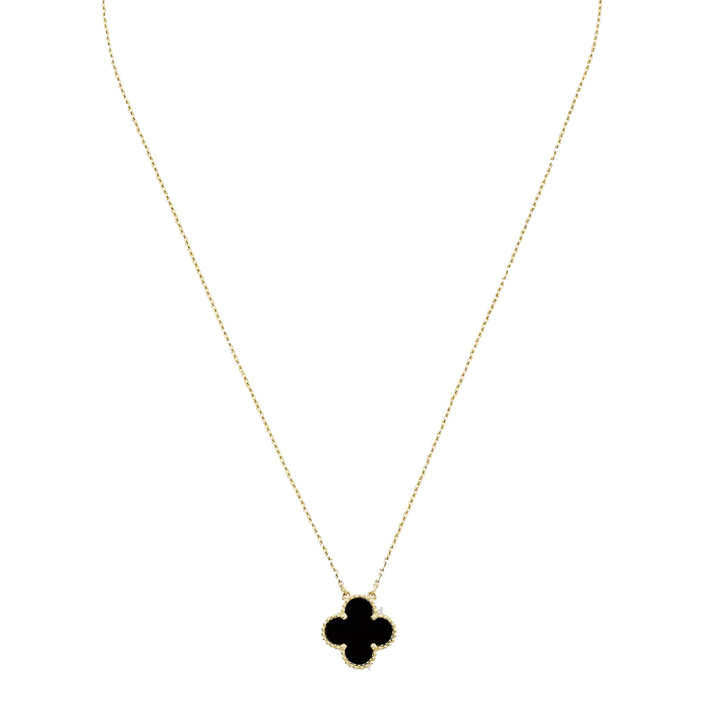 BLACK VAN CLEEF NECKLACE by FOGLIAS LONDON