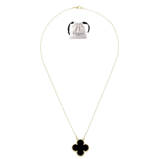 BIG BLACK Van Cleef Necklace by FOGLIAS LONDON