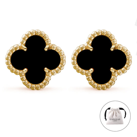 BLACK VAN CLEEF EARRINGS by FOGLIAS LONDON