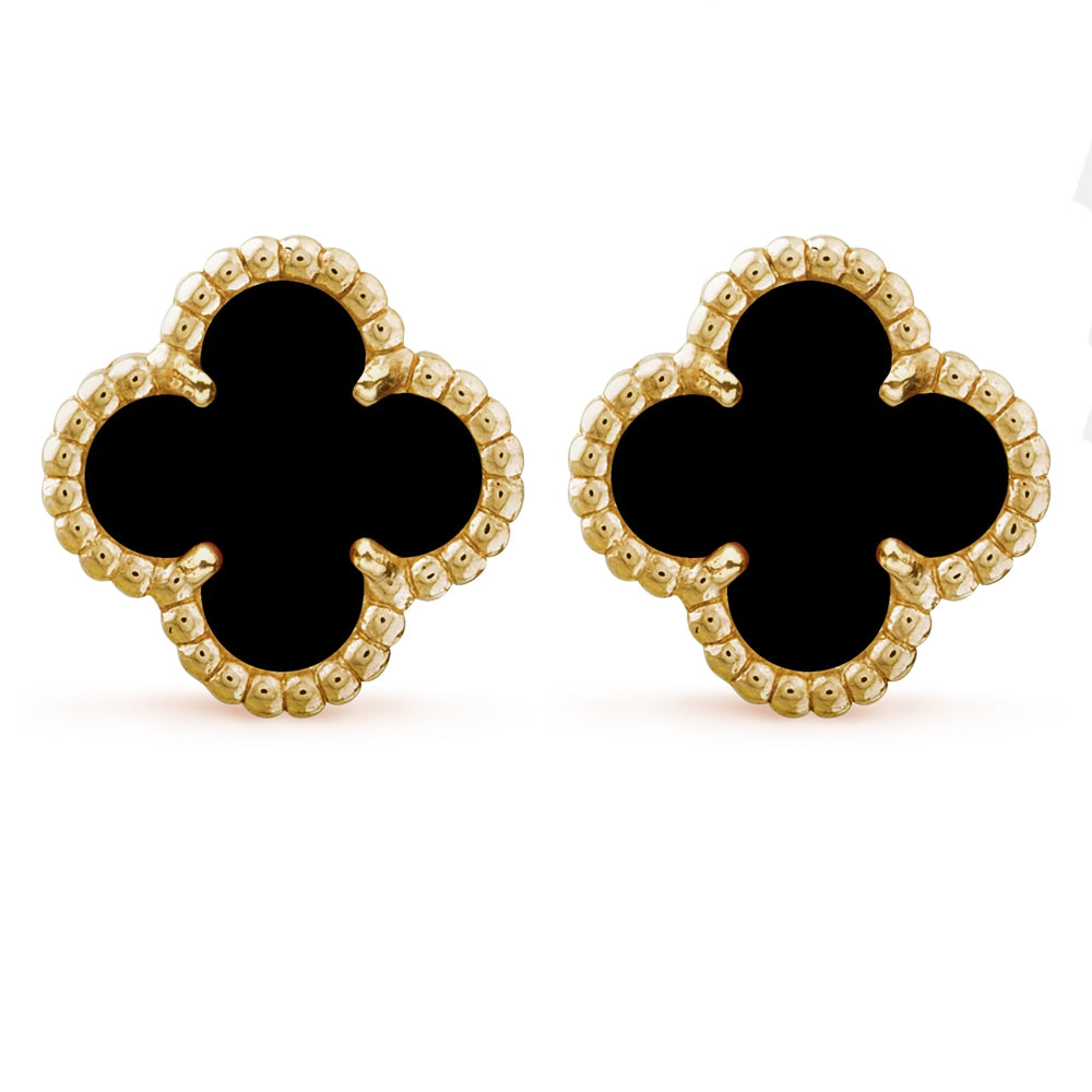 BLACK VAN CLEEF EARRINGS by FOGLIAS LONDON