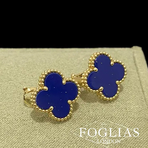 BLUE VAN CLEEF EARRINGS by FOGLIAS LONDON