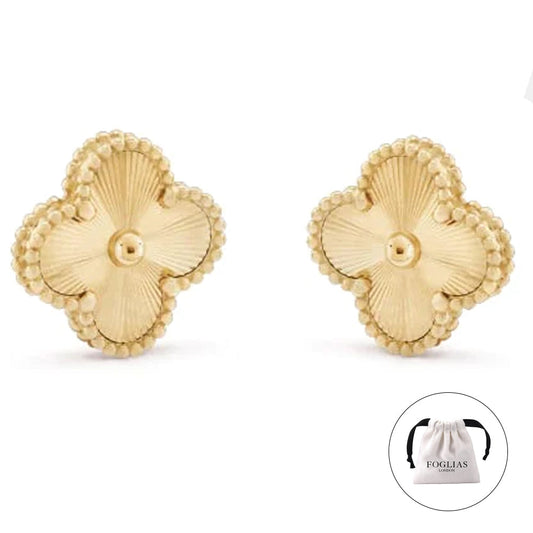 GOLD VAN CLEEF EARRINGS by FOGLIAS LONDON