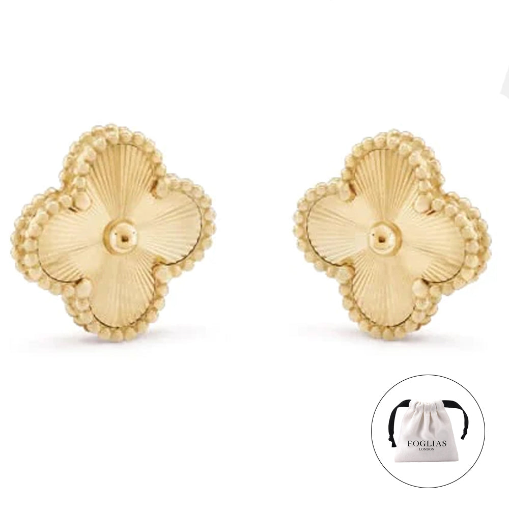 GOLD VAN CLEEF EARRINGS by FOGLIAS LONDON