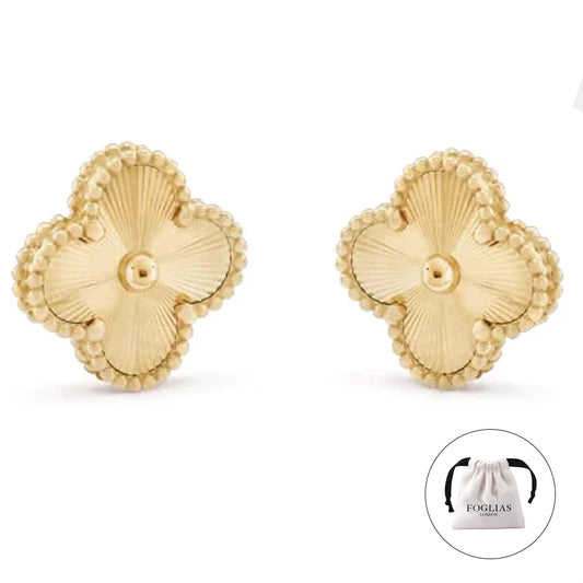 GOLD VAN CLEEF EARRINGS by FOGLIAS LONDON