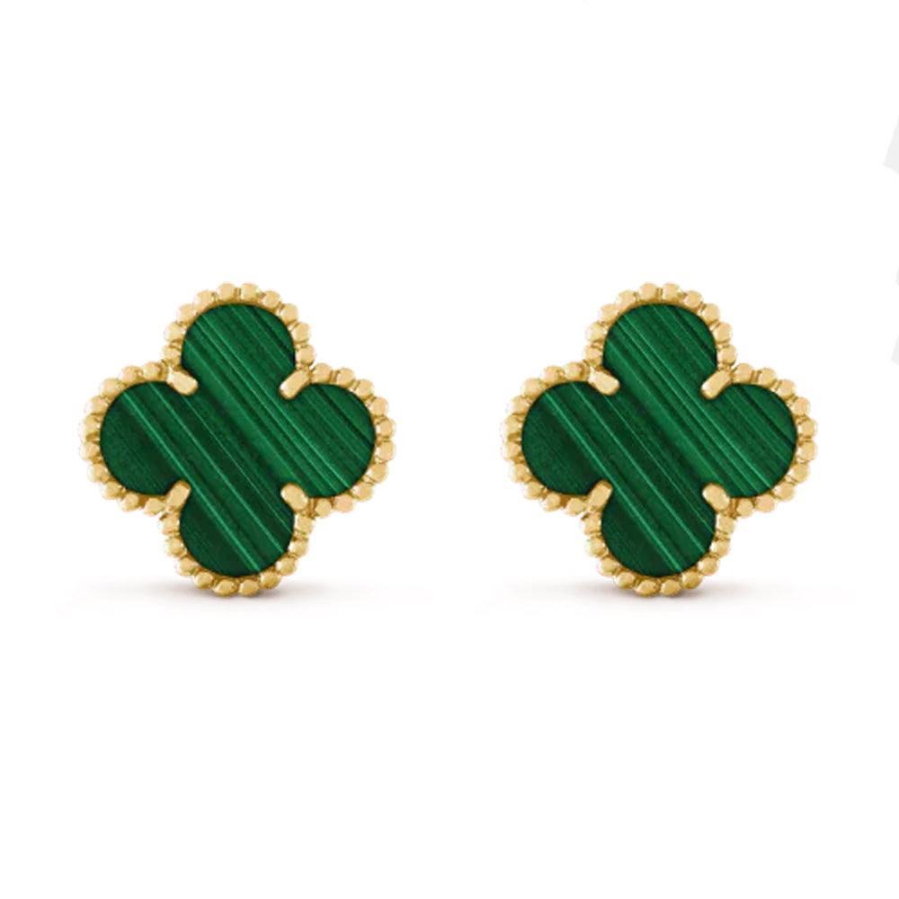 GREEN VAN CLEEF EARRINGS by FOGLIAS LONDON