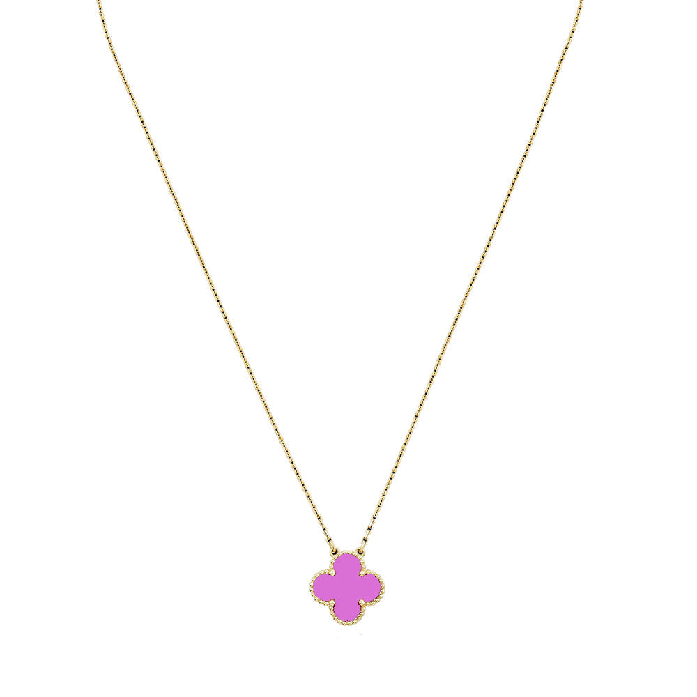 Purple Van Cleef Necklace by FOGLIAS LONDON