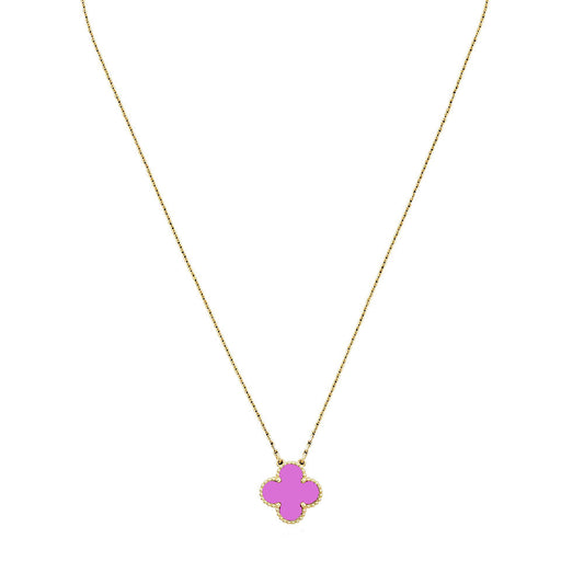 Purple Van Cleef Necklace by FOGLIAS LONDON