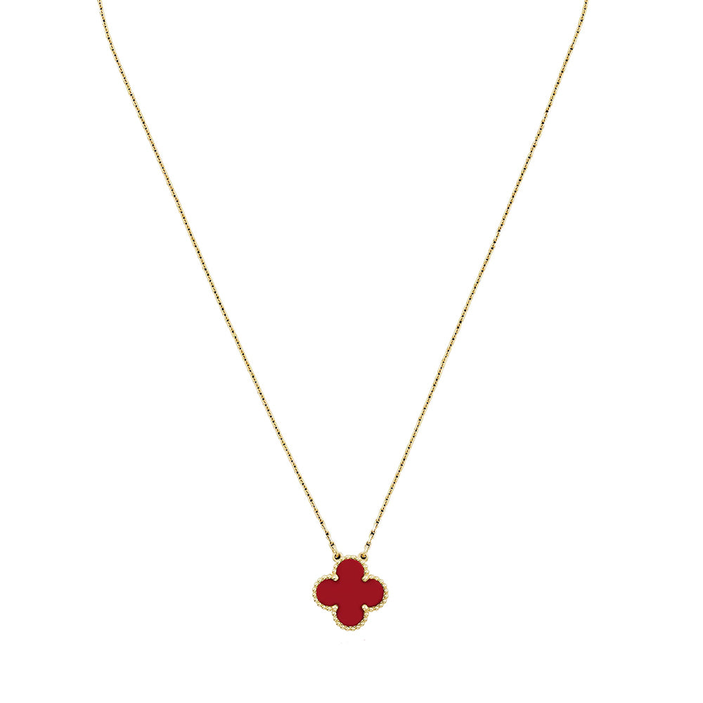 RED VAN CLEEF NECKLACE by FOGLIAS LONDON