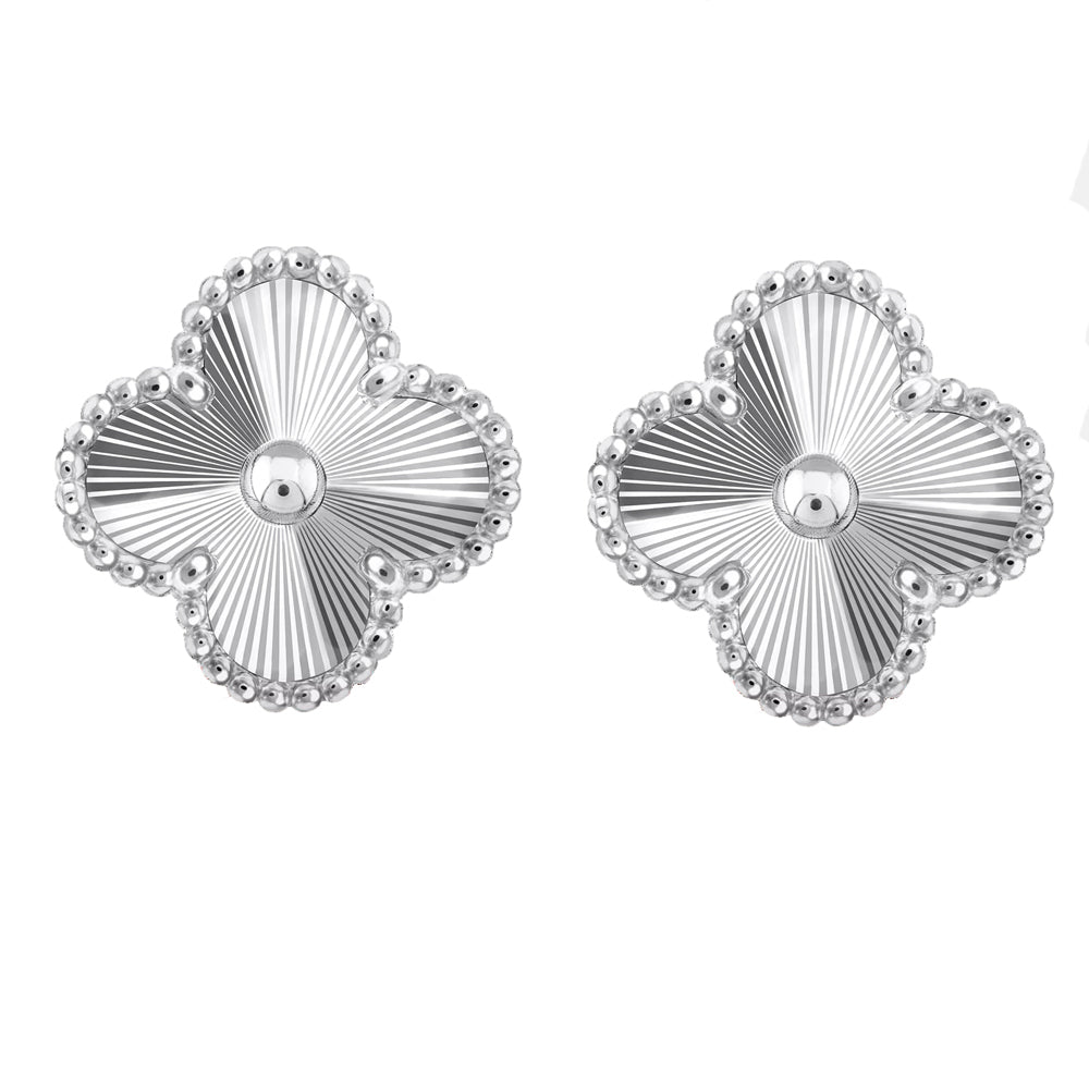 SILVER VAN CLEEF EARRINGS by FOGLIAS LONDON