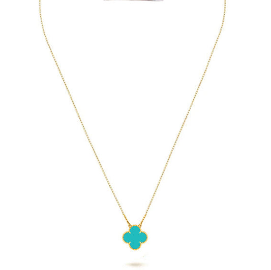 Turqoise Green Van Cleef Necklace by FOGLIAS LONDON