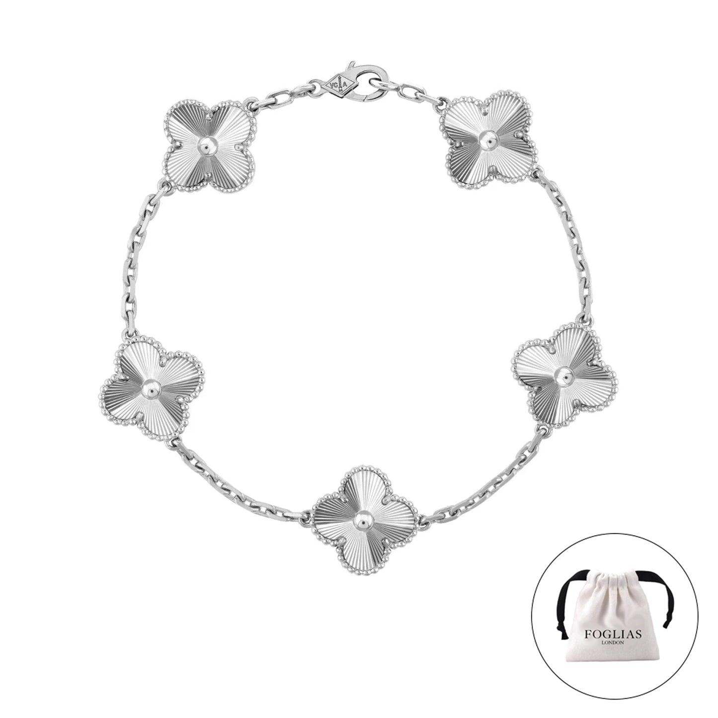 SILVER VAN CLEEF BRACELET by FOGLIAS LONDON