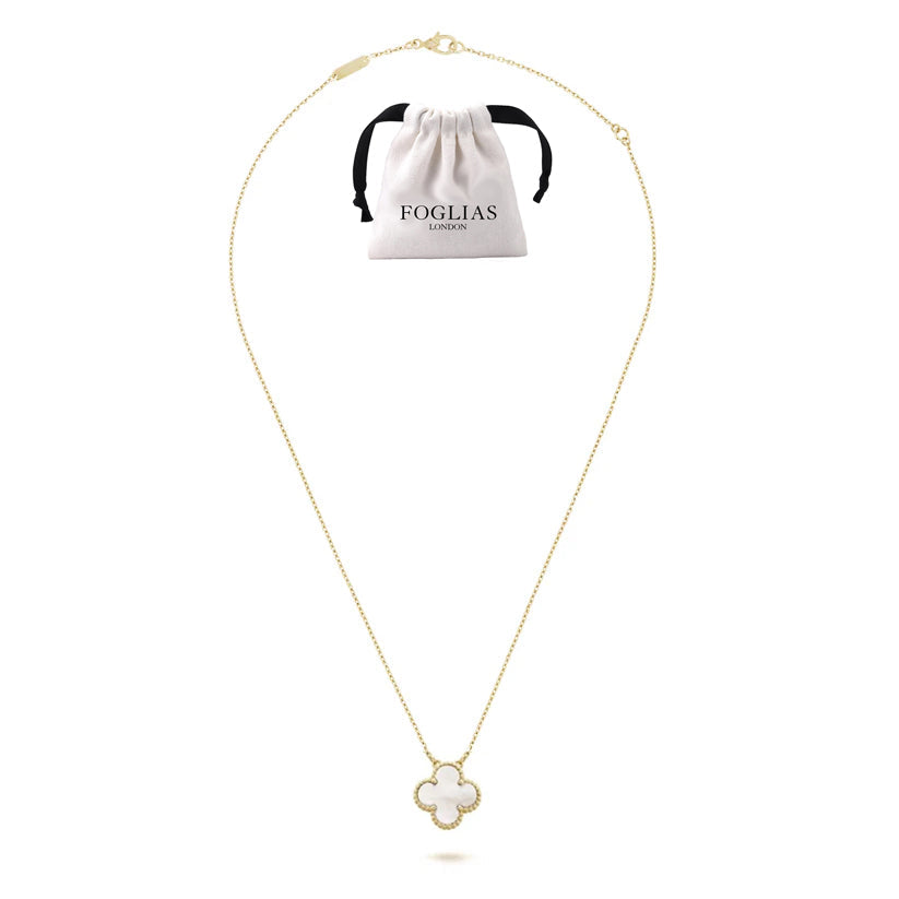 WHITE PEARL VAN CLEEF NECKLACE by FOGLIAS LONDON